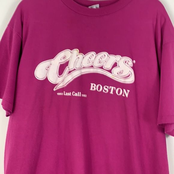 Vintage Cheers Last Call tee shirt purple size XL - Picture 2 of 7